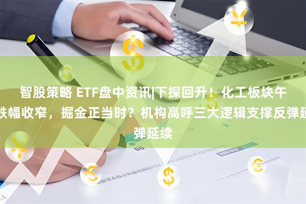 智股策略 ETF盘中资讯|下探回升！化工板块午后跌幅收窄，掘金正当时？机构高呼三大逻辑支撑反弹延续